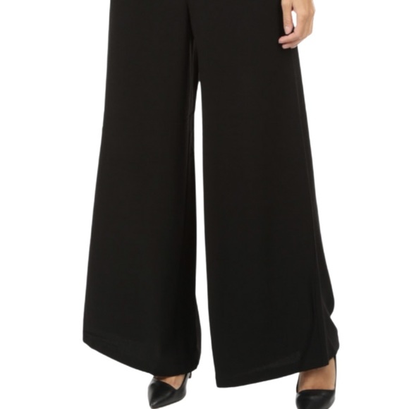 Zimmermann Black Wide Leg High Waisted Trouser - Picture 6 of 15